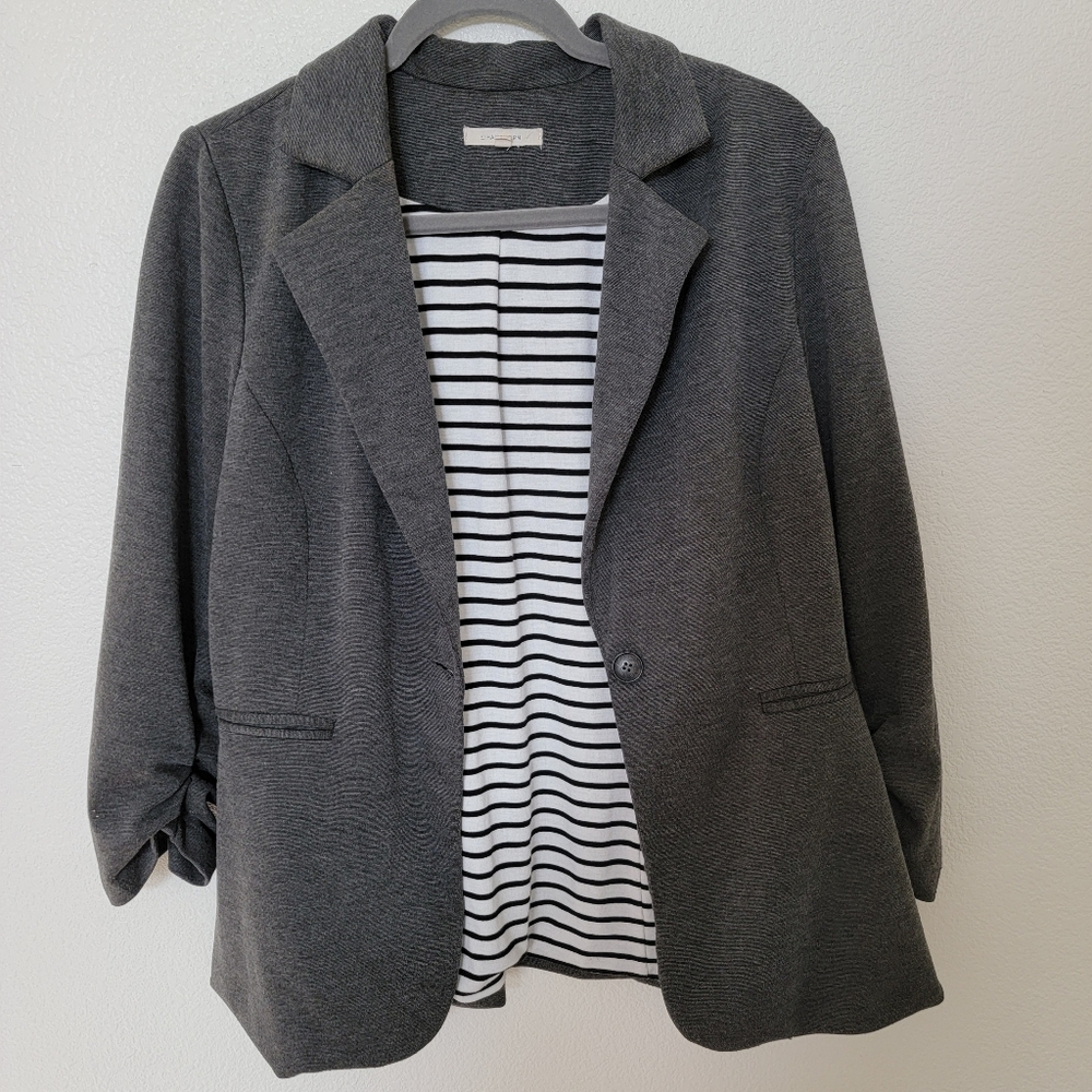 41 Hawthorn Gray Blazer SZ M - Picture 4 of 8